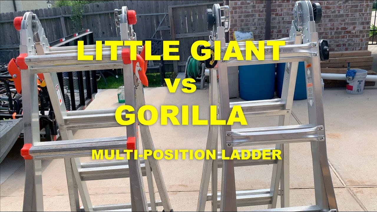 Gorilla Ladder Vs Little Giant Ladder