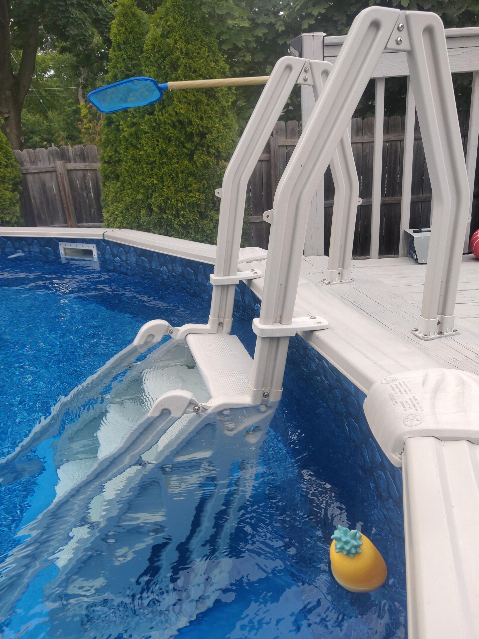 How to Keep Pool Ladder from Floating Up