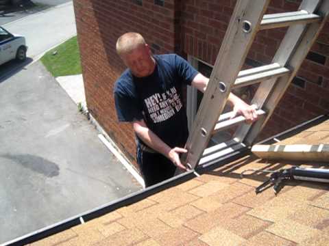 How to Use a Ladder to Get on a Roof