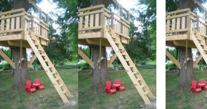 How to Build a Treehouse Ladder?