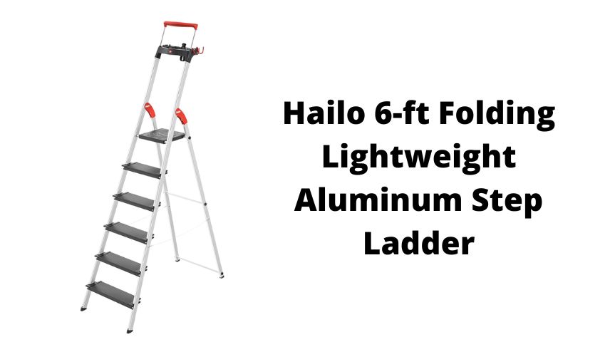 Hailo 6-ft Folding Lightweight Aluminum Step Ladder