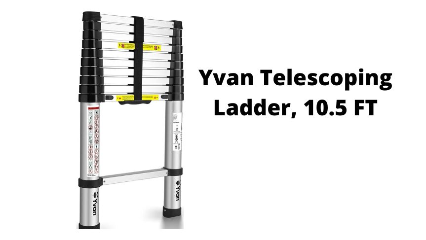 Yvan Telescoping Ladder, 10.5 FT
