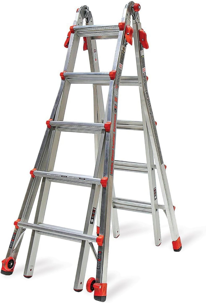 Best Ladder For Interior Painting: 1. Little Giant Ladders, Velocity with Wheels, M22